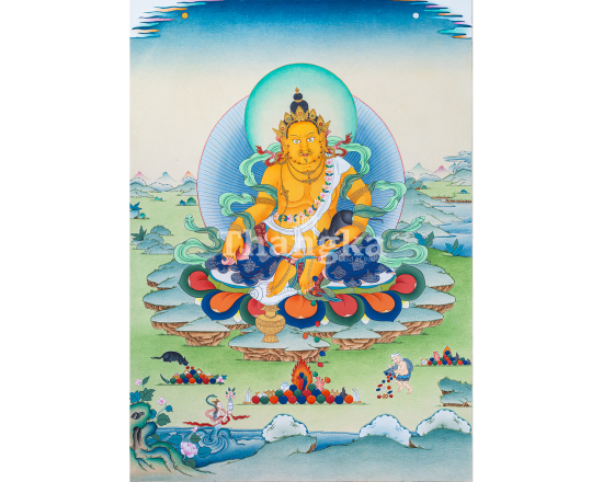 Dzambala Thangka Protector of Wealth and Abundance