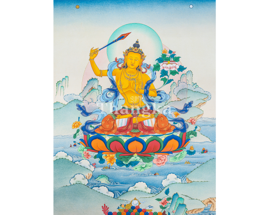 Manjushri Thangka | Radiant Source of Insight and Learning