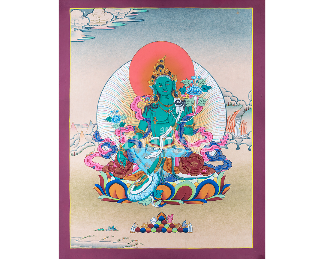Green Tara Print 