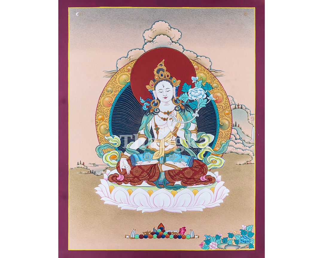 White Tara Print 